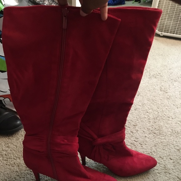 Jcpenney red boots Clearance